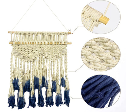 Macrame Wall Hanging Tapestry Wall decor 48cm(W) x 66cm(L)